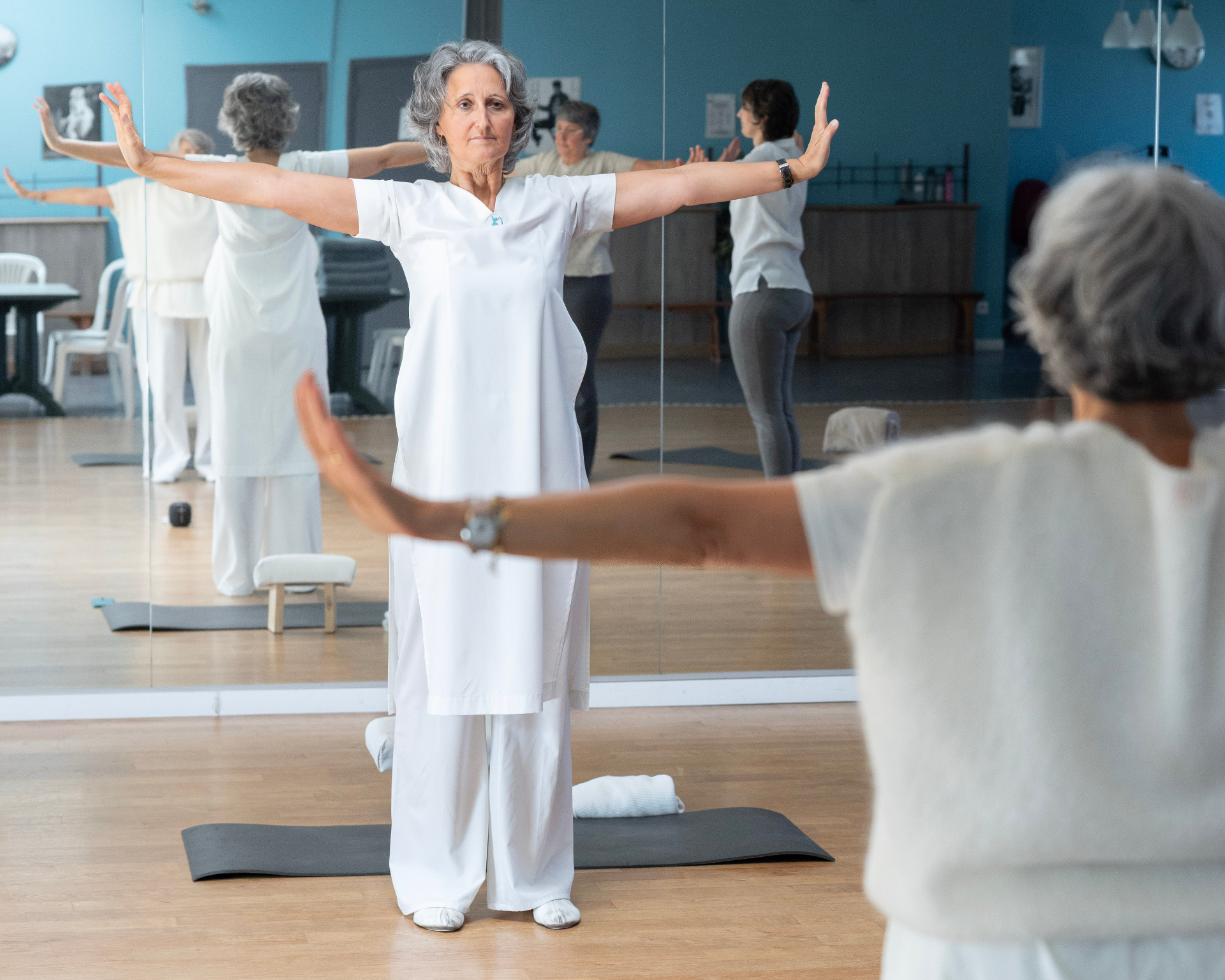 Posture bras ouverts — Lahore Nadi Yoga